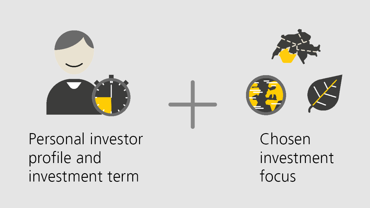 Personal investor profile / investment term and chosen investment focus