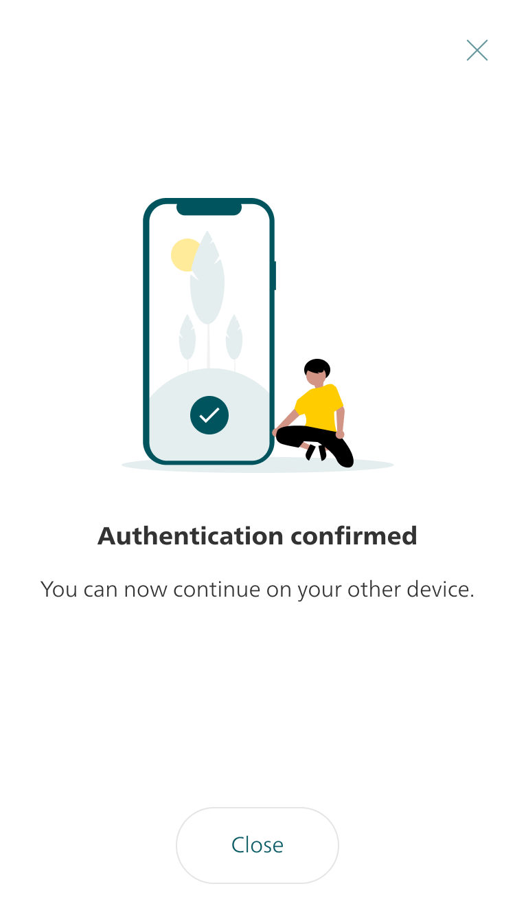 Image Authentication confirmed