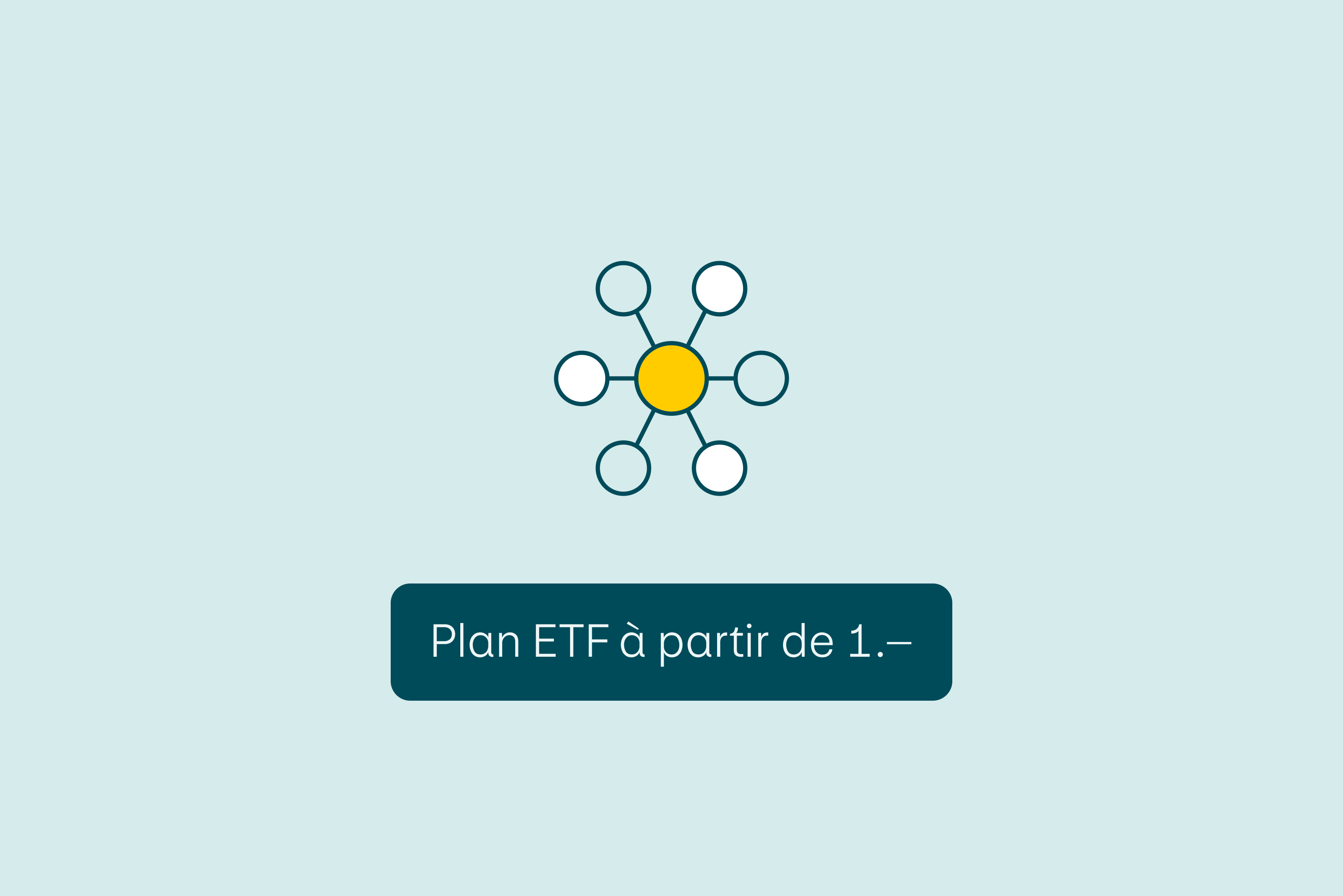 Plan ETF à partir de CHF 1.–